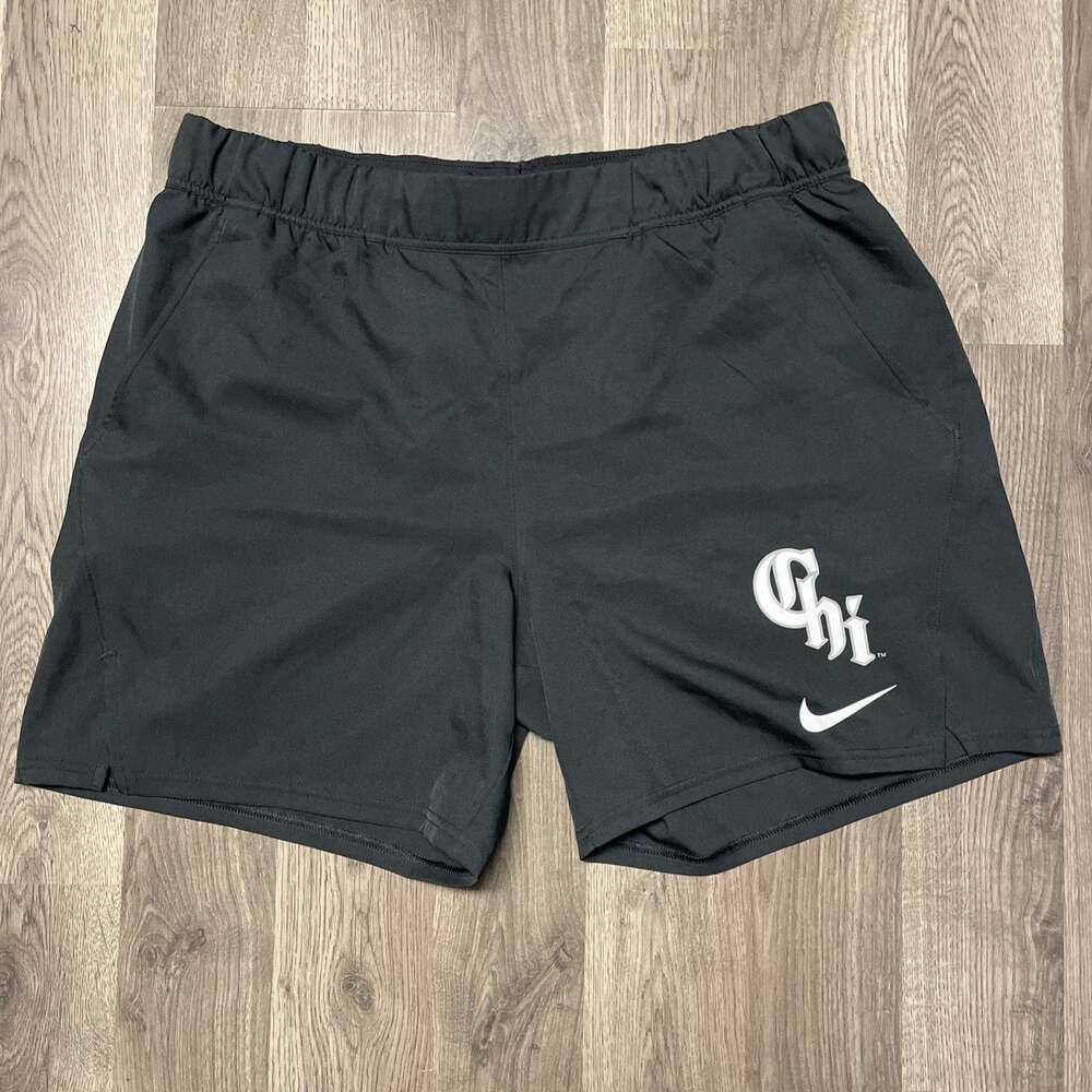 Nike Chicago White Sox City Connect Dri-Fit Shorts Mens XL Black MLB Authentic
